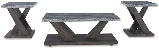 Bensonale - Brown / Gray - Occasional Table Set (Set of 3) - Hornell Furniture Outlet