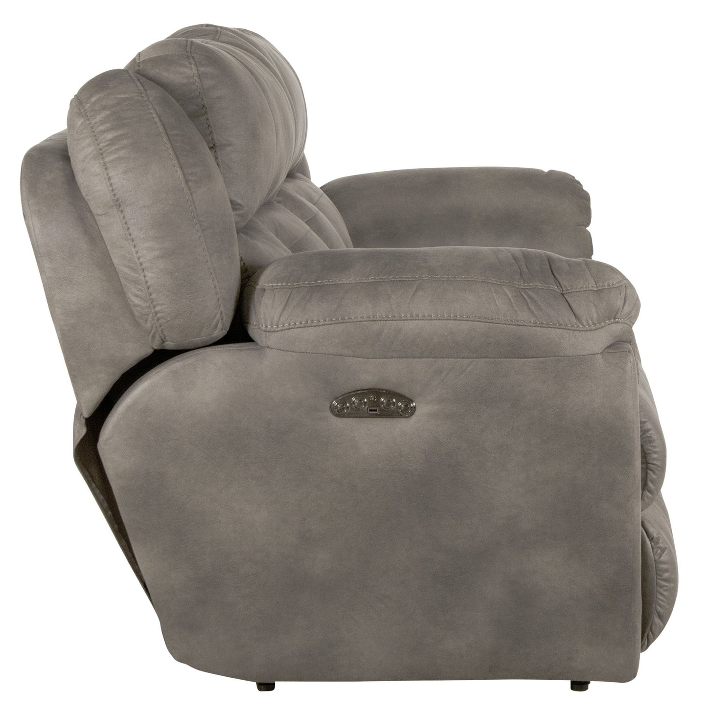 Ferrington - Power Lay Flat Reclining Sofa with Power Adjustable Headrest - Hornell Furniture Outlet