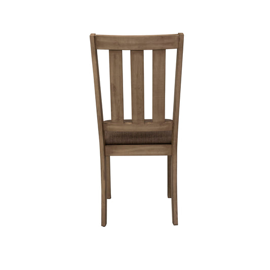 Sun Valley - Slat Back Side Chair - Light Brown - Hornell Furniture Outlet