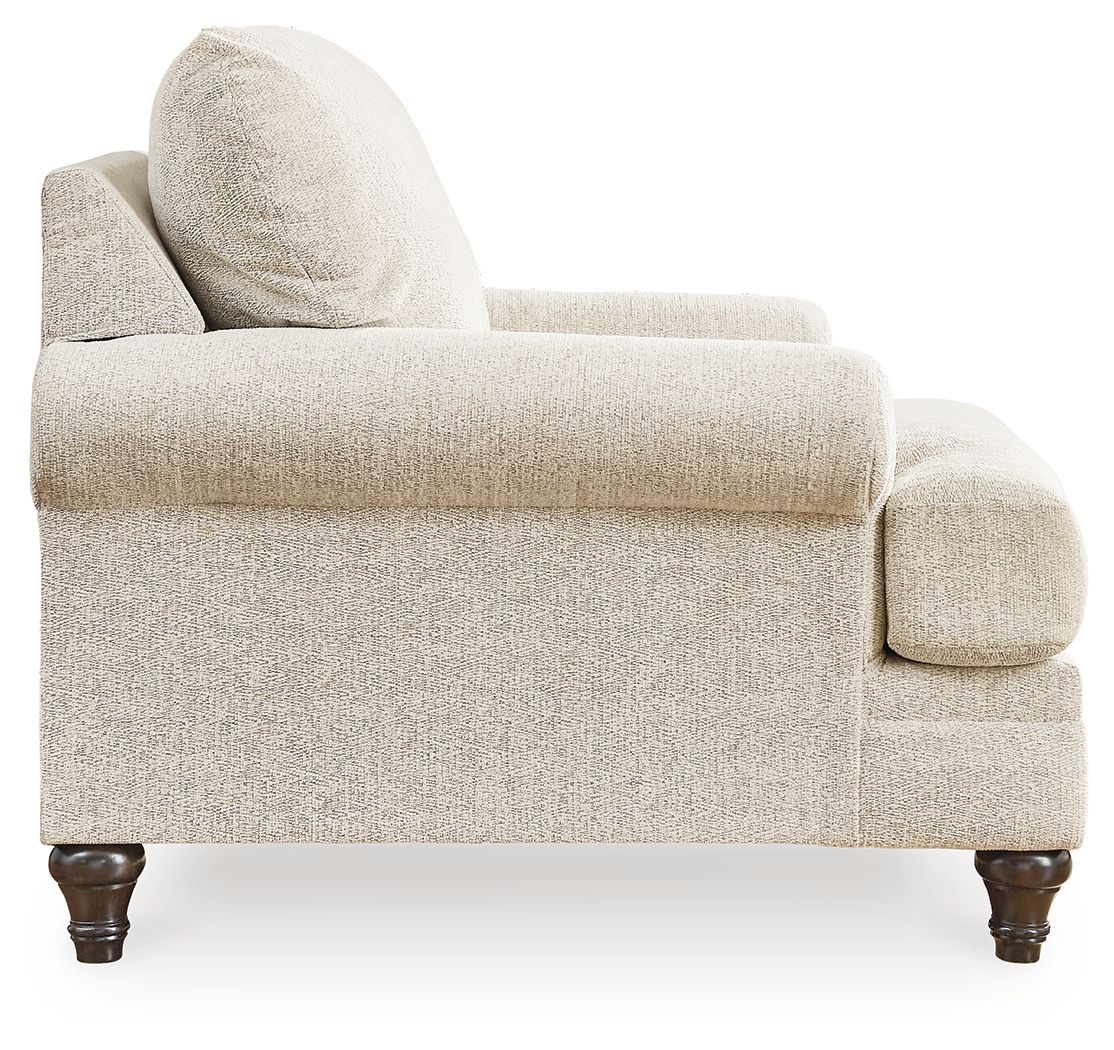 Valerani - Sandstone - 2 Pc. - Chair, Ottoman - Hornell Furniture Outlet