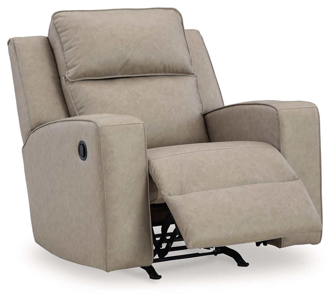 Lavenhorne - Pebble - Rocker Recliner - Hornell Furniture Outlet