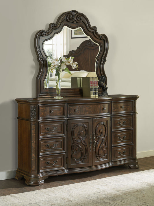 Royale - Dresser - Brown - Hornell Furniture Outlet