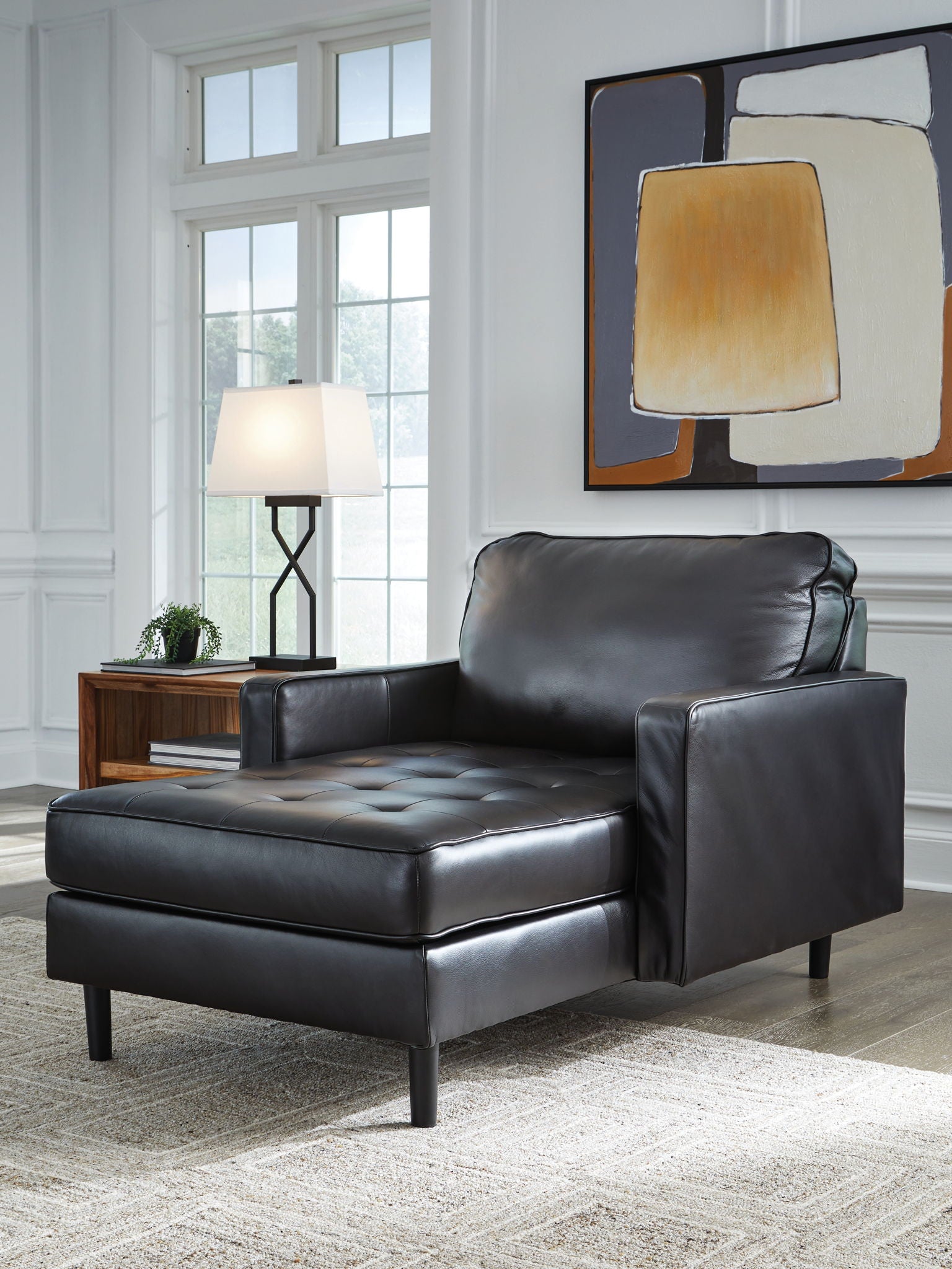 Bryceview - Onyx - Chaise - Hornell Furniture Outlet