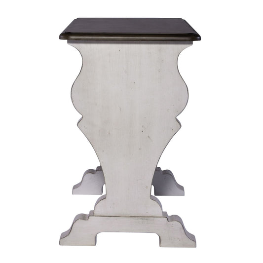 Abbey Road - Library Chair Side Table - White - Hornell Furniture Outlet