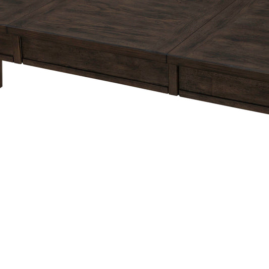 Midland Falls - Rectangular Leg Table - Dark Brown - Hornell Furniture Outlet