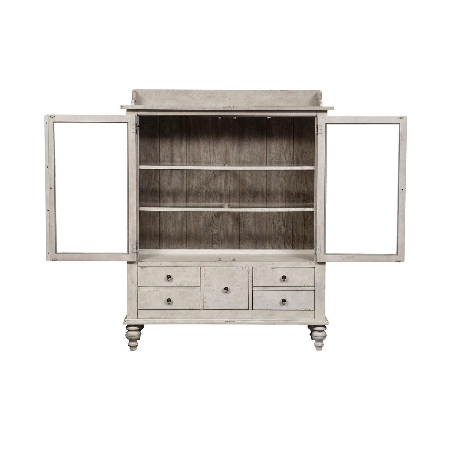 Whitney - Display Cabinet - White - Hornell Furniture Outlet