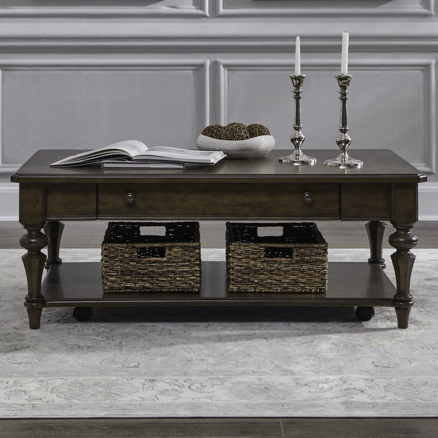 Arden Road - Rectangular Cocktail Table - Satin Cherry - Hornell Furniture Outlet