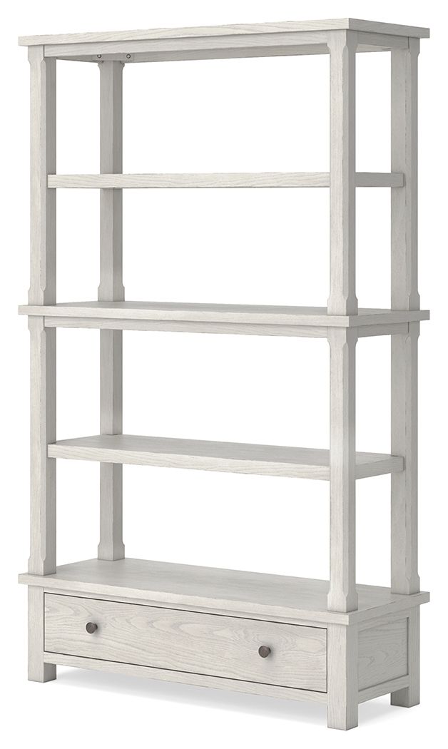 Robbinsdale - Antique White - Bookcase - Hornell Furniture Outlet