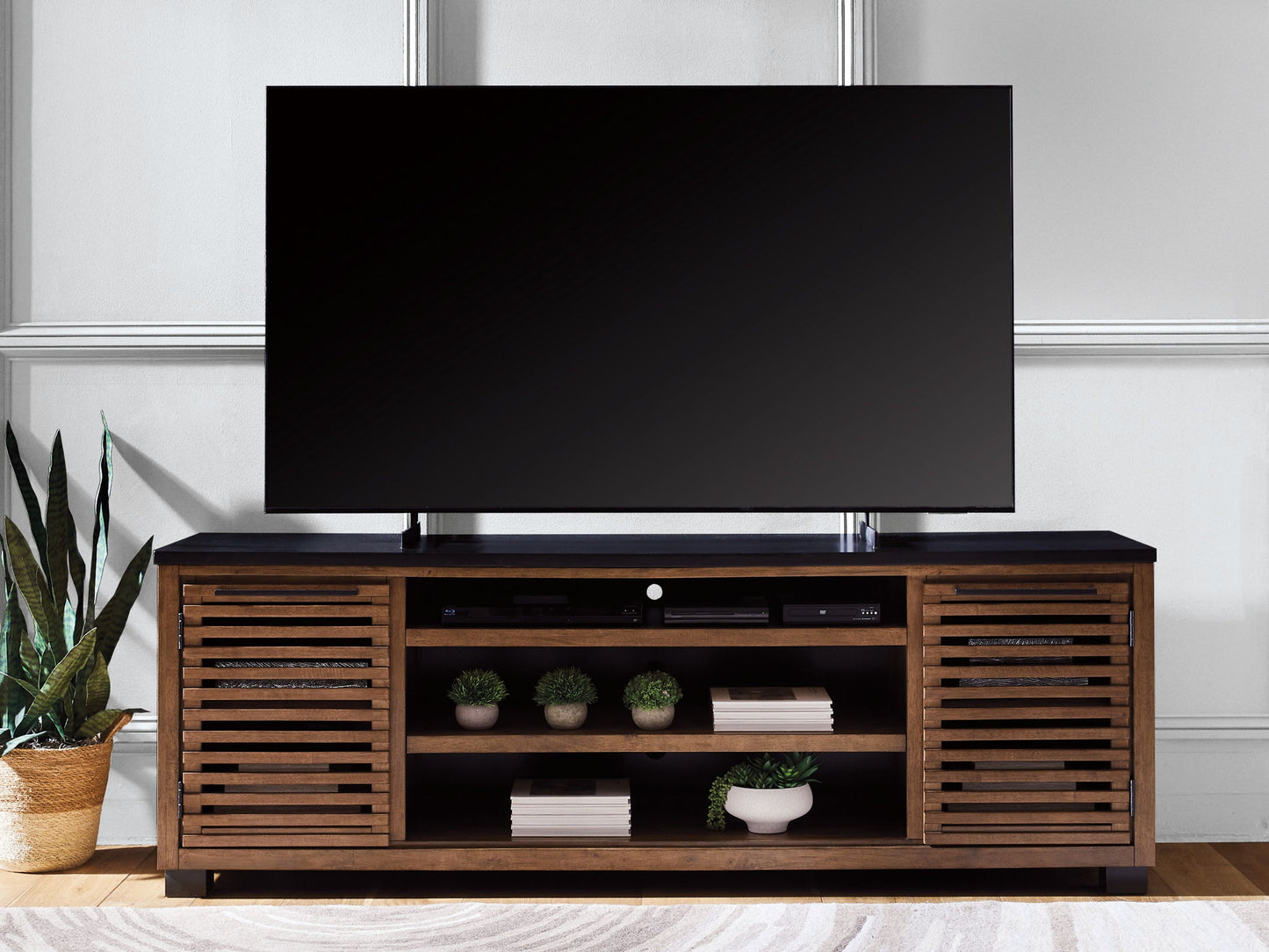Kallari - TV Stand With Fireplace Option - Hornell Furniture Outlet