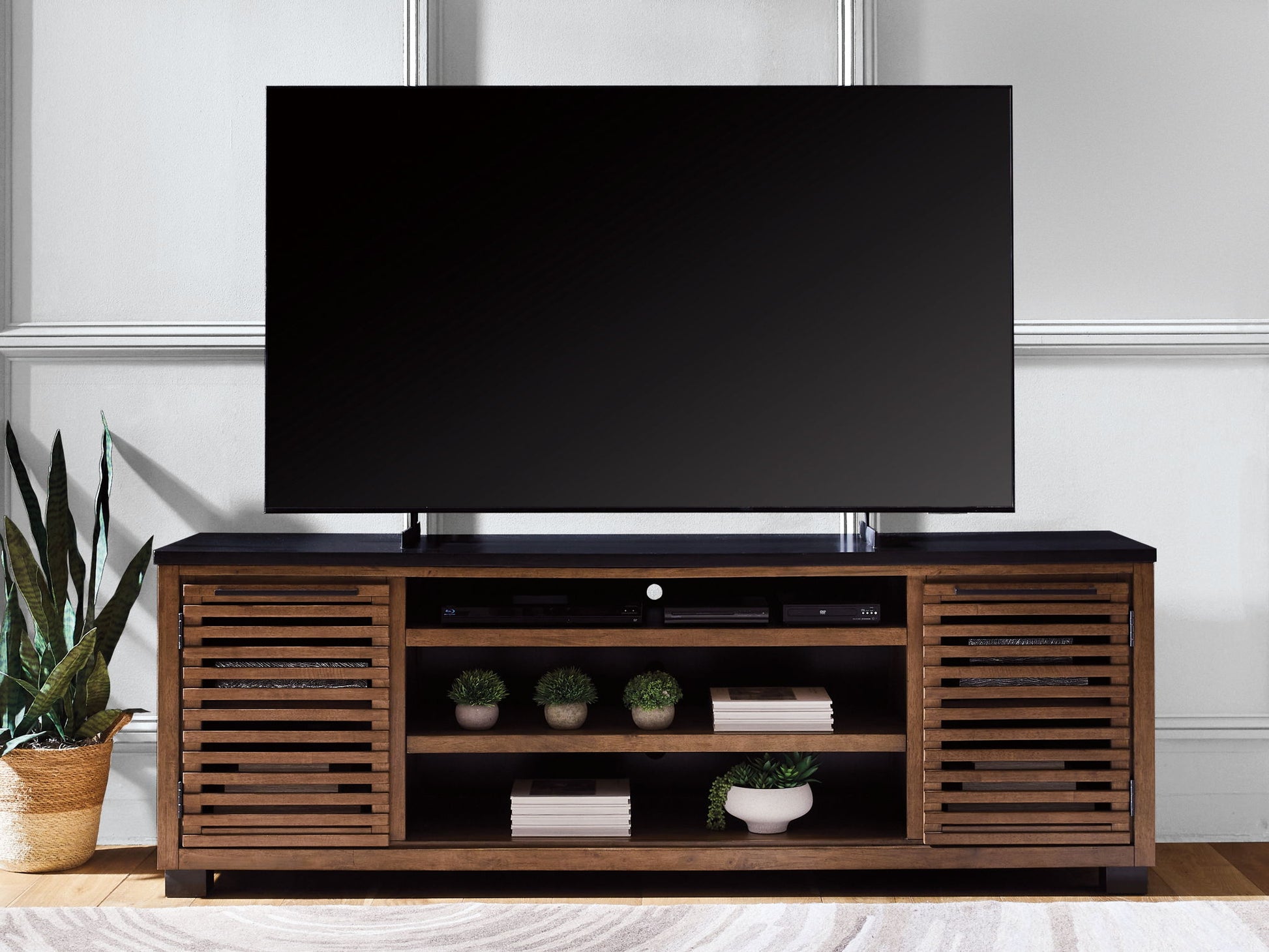 Kallari - TV Stand With Fireplace Option - Hornell Furniture Outlet