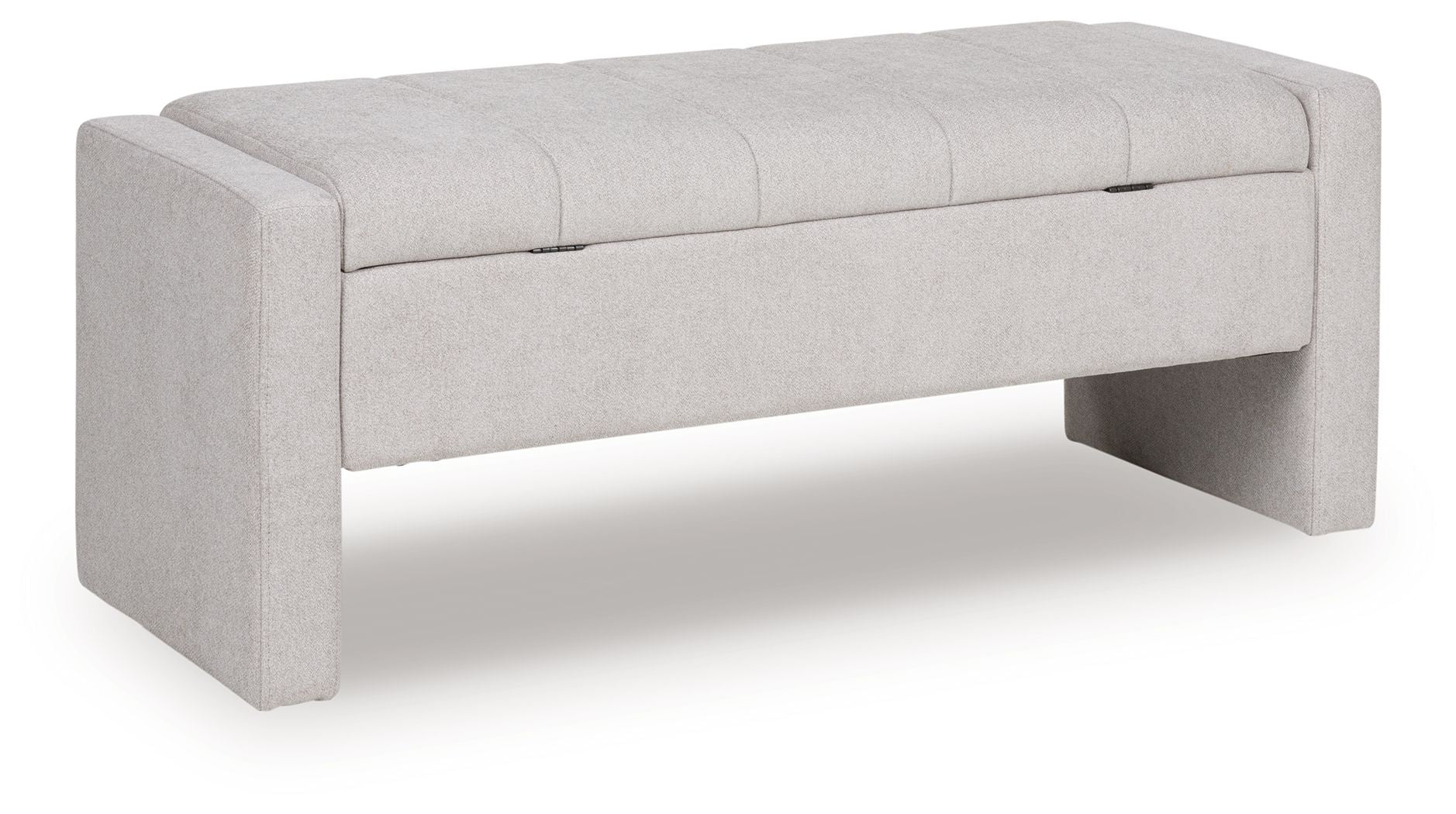 Akselman - Gray - Storage Bench - Hornell Furniture Outlet