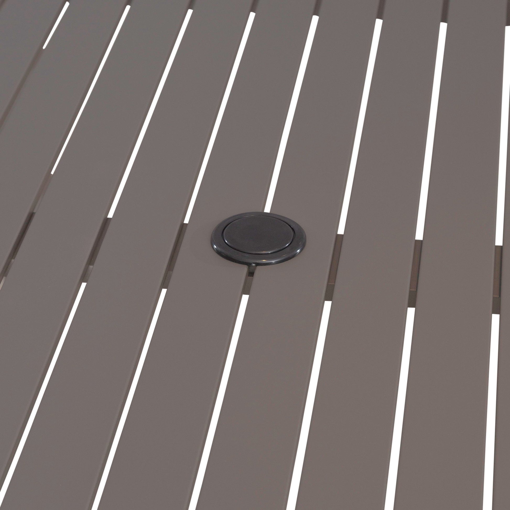 Plantation Key - Outdoor Rectangular Leg Table - Granite - Hornell Furniture Outlet