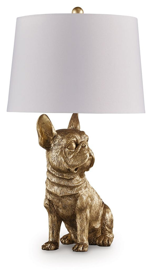 Wadeland - Gold Finish - Poly Table Lamp - Hornell Furniture Outlet