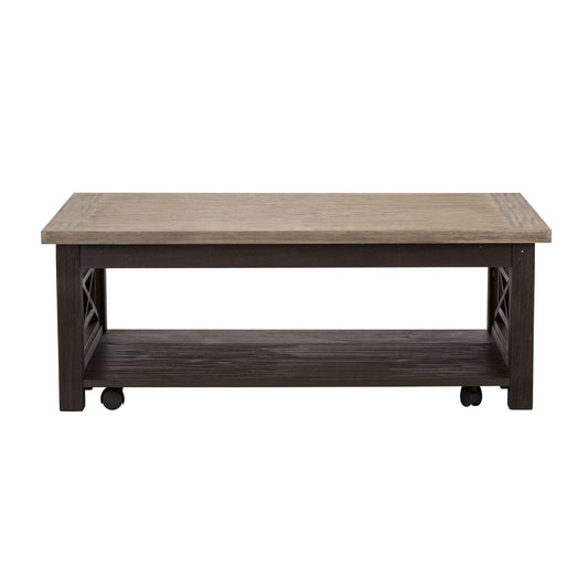 Heatherbrook - 3 Piece Table Set (1 Cocktail 2 End Tables) - Black - Hornell Furniture Outlet