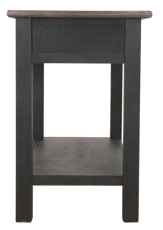 Tyler Creek - Grayish Brown / Black - Sofa Table - Hornell Furniture Outlet