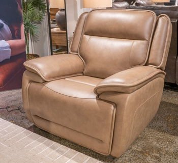 Glencroft - Sahara - Power Recliner / Adjustable Headrest - Hornell Furniture Outlet