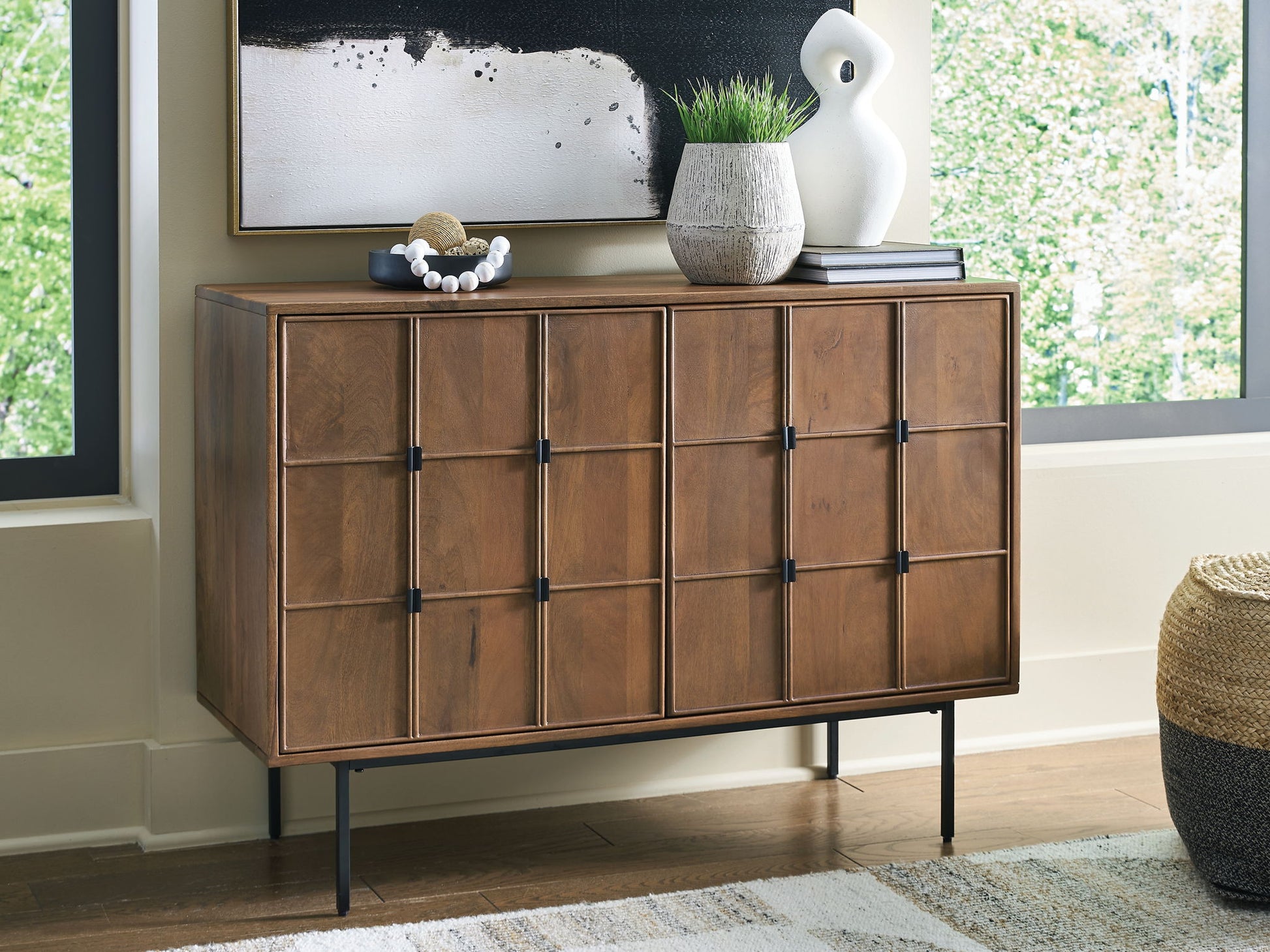 Juddins - Brown - Accent Cabinet - Hornell Furniture Outlet