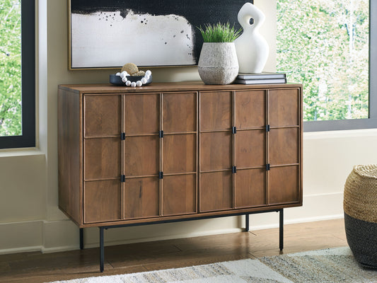 Juddins - Brown - Accent Cabinet - Hornell Furniture Outlet