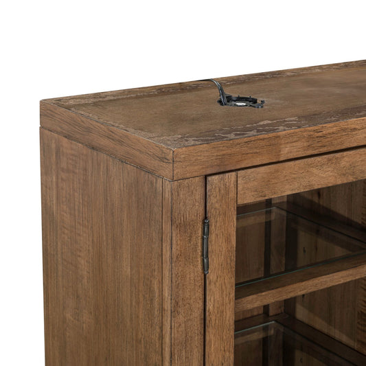 Shaker Lakes - Hutch - Harvest Brown - Hornell Furniture Outlet