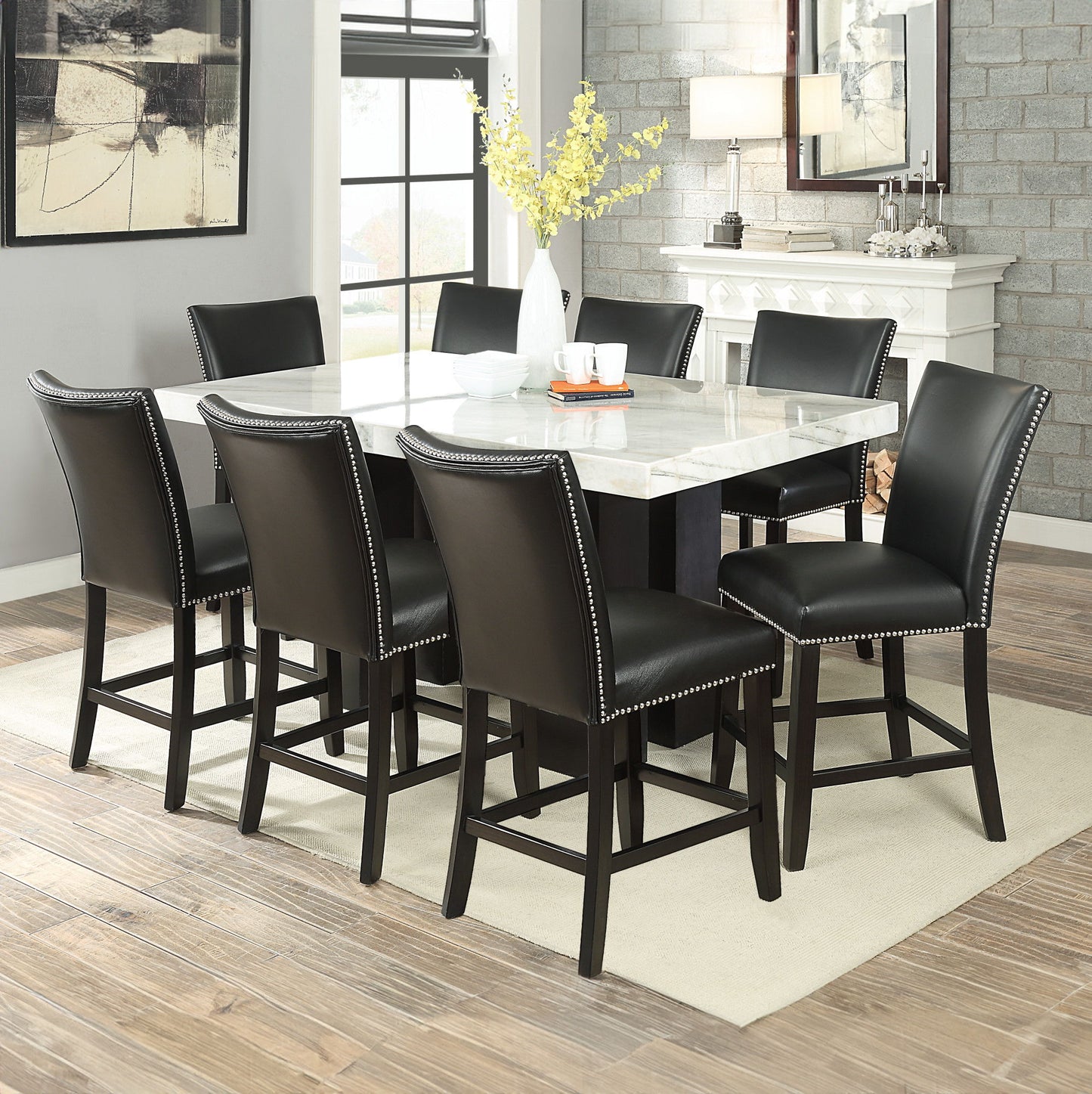 Camila - Rectangular Counter Dining Set - Hornell Furniture Outlet