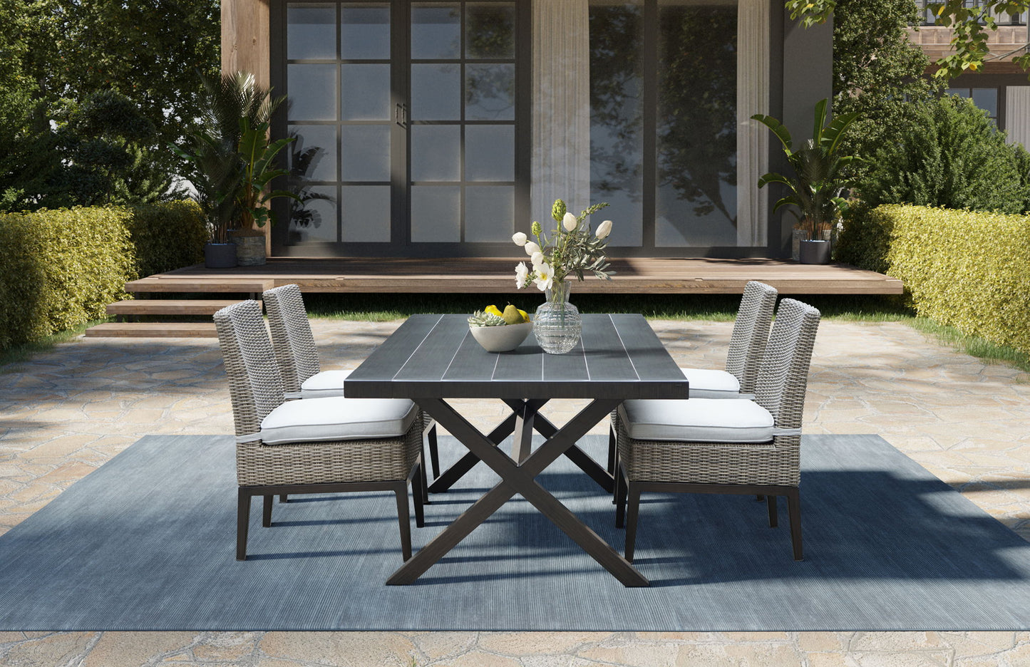 Marina - Outdoor Dining Set - Hornell Furniture Outlet