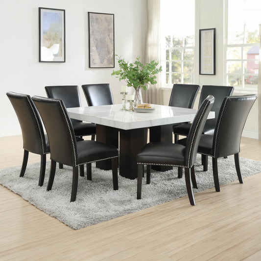 Camila - Square Dining Set - White Top - Hornell Furniture Outlet