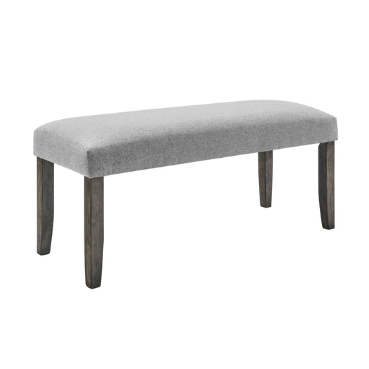 Emily - Backless Bench - Gray - Hornell Furniture Outlet