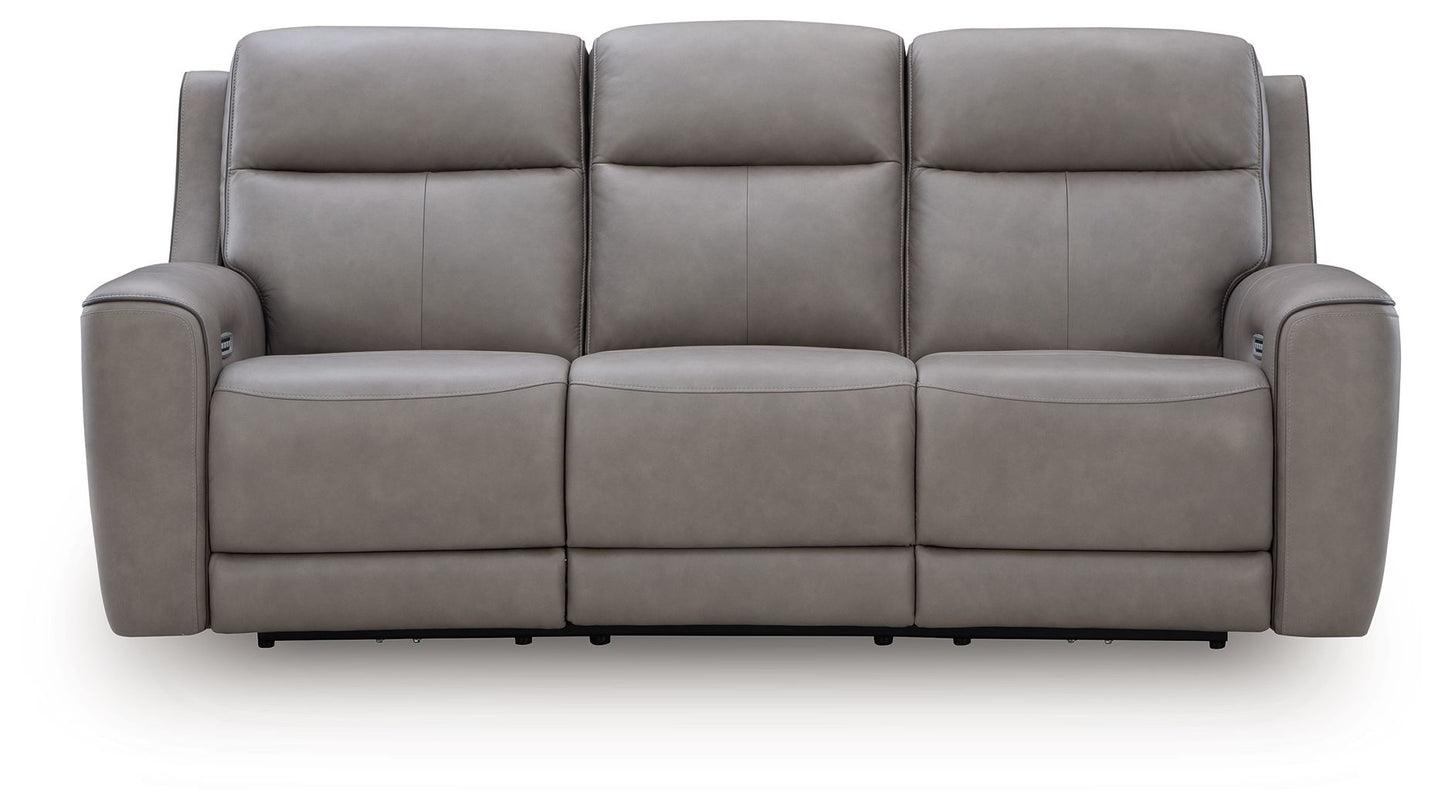 5Z - Comfort - Relaxation - Power Reclining Sofa With Adj Headrest - Hornell Furniture Outlet