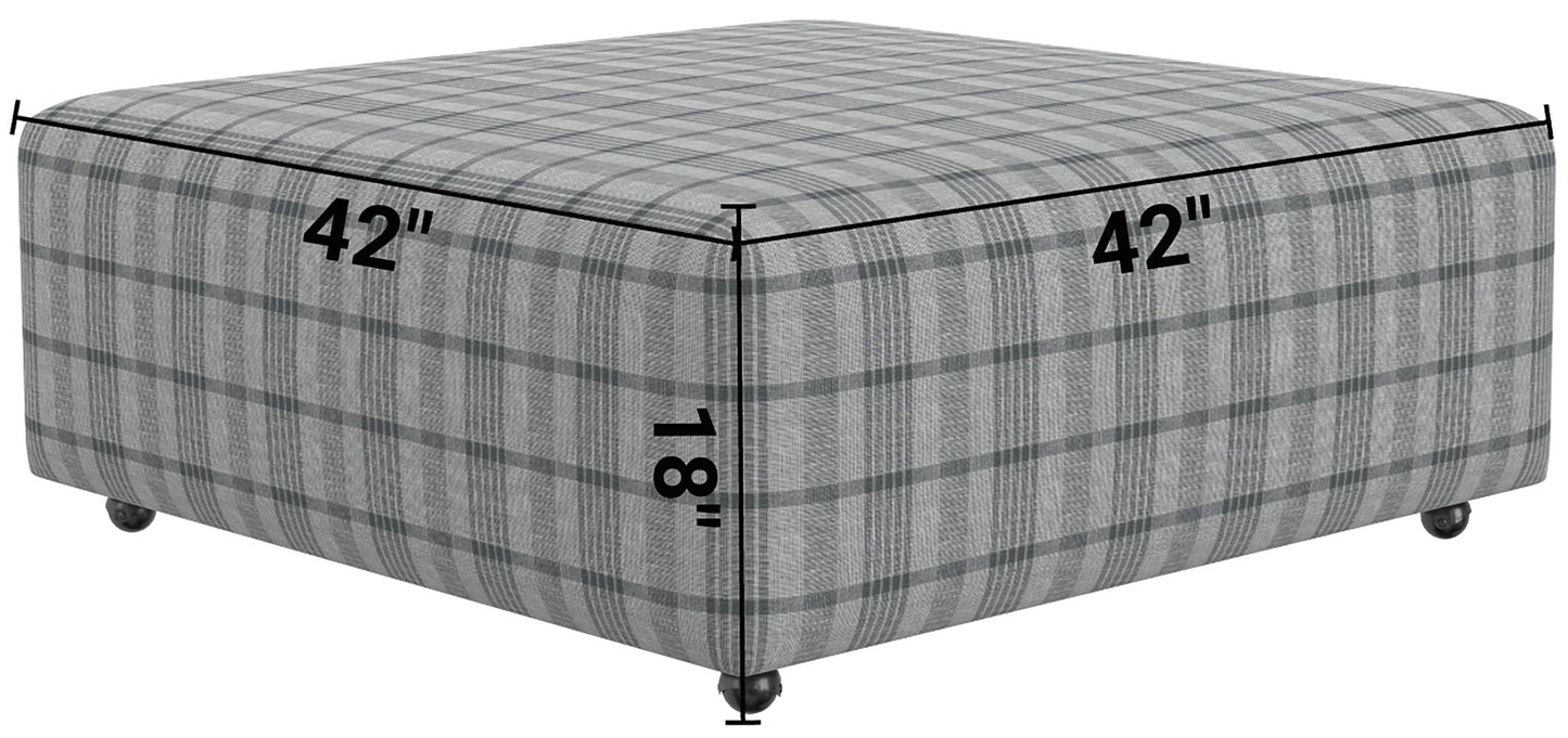 Chappy - Castered Cocktail Ottoman - Hornell Furniture Outlet