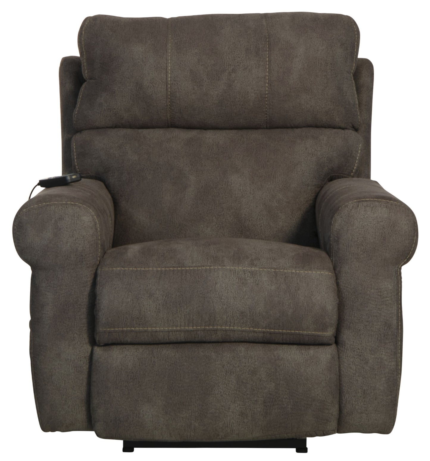 Tranquility - Power Headrest Power Lay Flat Reclining With CR3 Heat / Massage / Lumbar - Pewter - Hornell Furniture Outlet