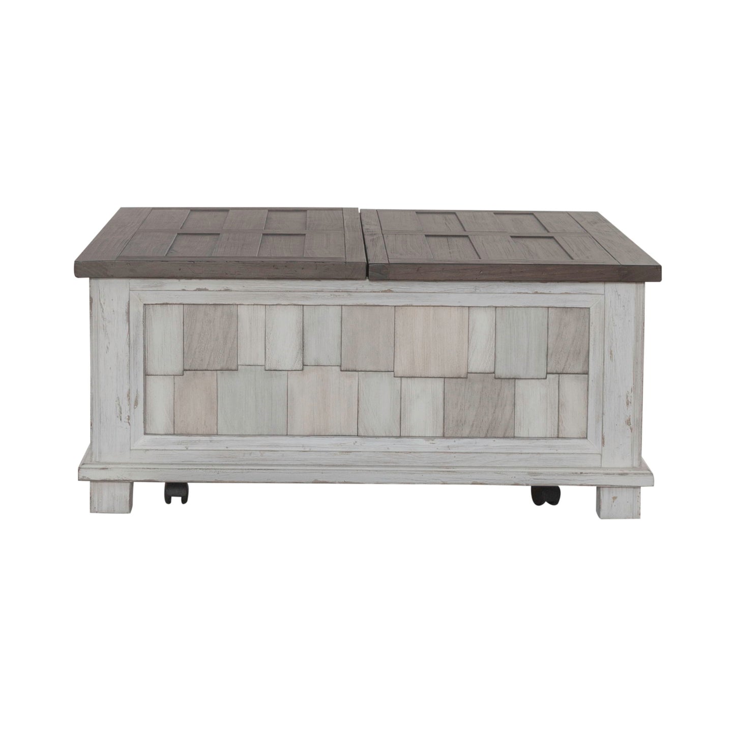 River Place - Lift Top Storage Cocktail Table - White - Hornell Furniture Outlet