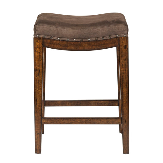 Aspen Skies - Uph Console Stool - Hornell Furniture Outlet