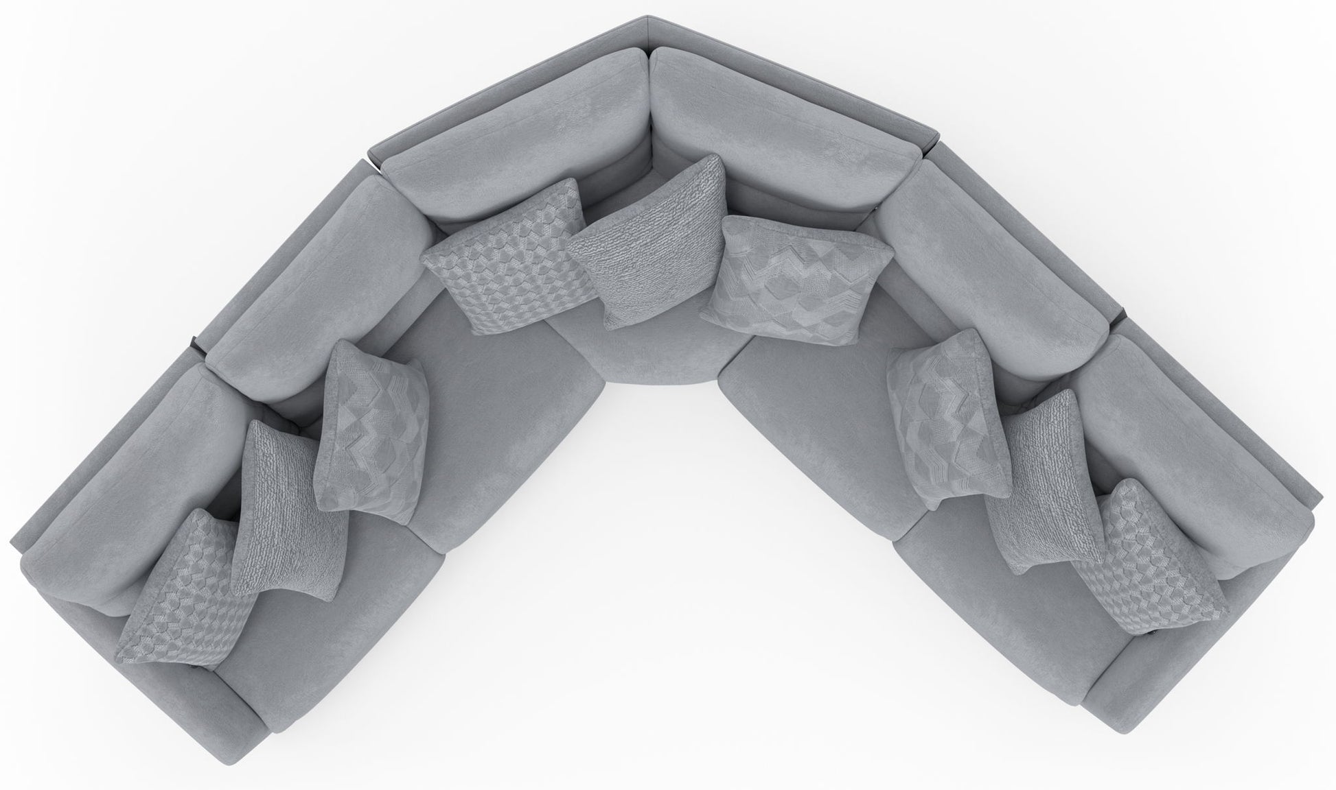 Majesty - Deep Seating Power Reclining Sectional - Hornell Furniture Outlet