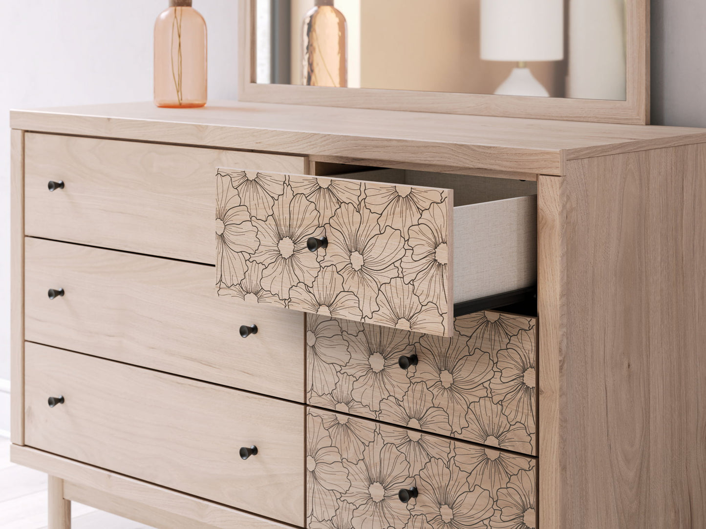 Arloster - Six Drawer Dresser - Hornell Furniture Outlet