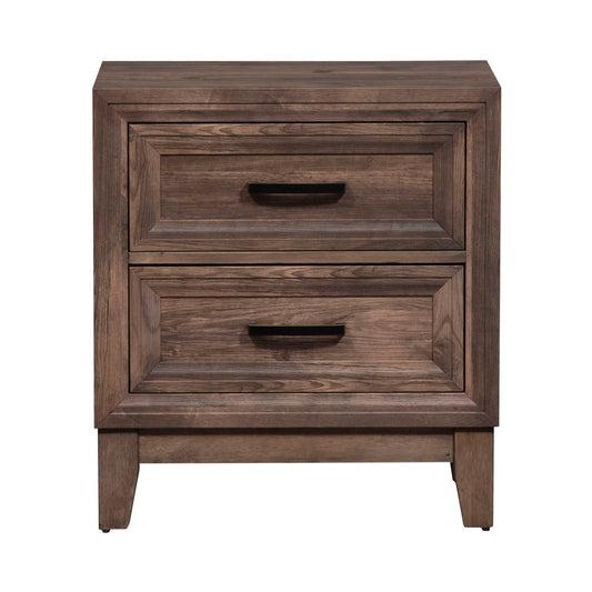 Ridgecrest - 2 Drawer Nightstand - Light Brown - Hornell Furniture Outlet