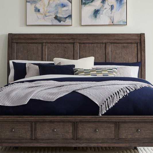 Twin Lakes - Sleigh Headboard - Hornell Furniture Outlet