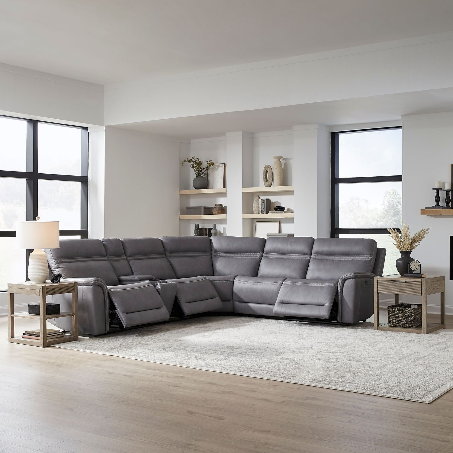 Cooper - 6 Piece Sectional - Hornell Furniture Outlet