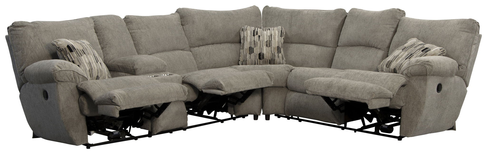 Elliott - Reclining Sectional - Hornell Furniture Outlet