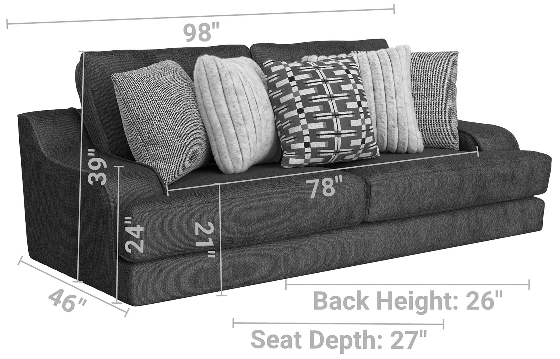 Olympus - Sofa - Hornell Furniture Outlet