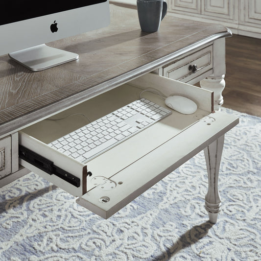 Magnolia Manor - Writing Desk - White - Hornell Furniture Outlet