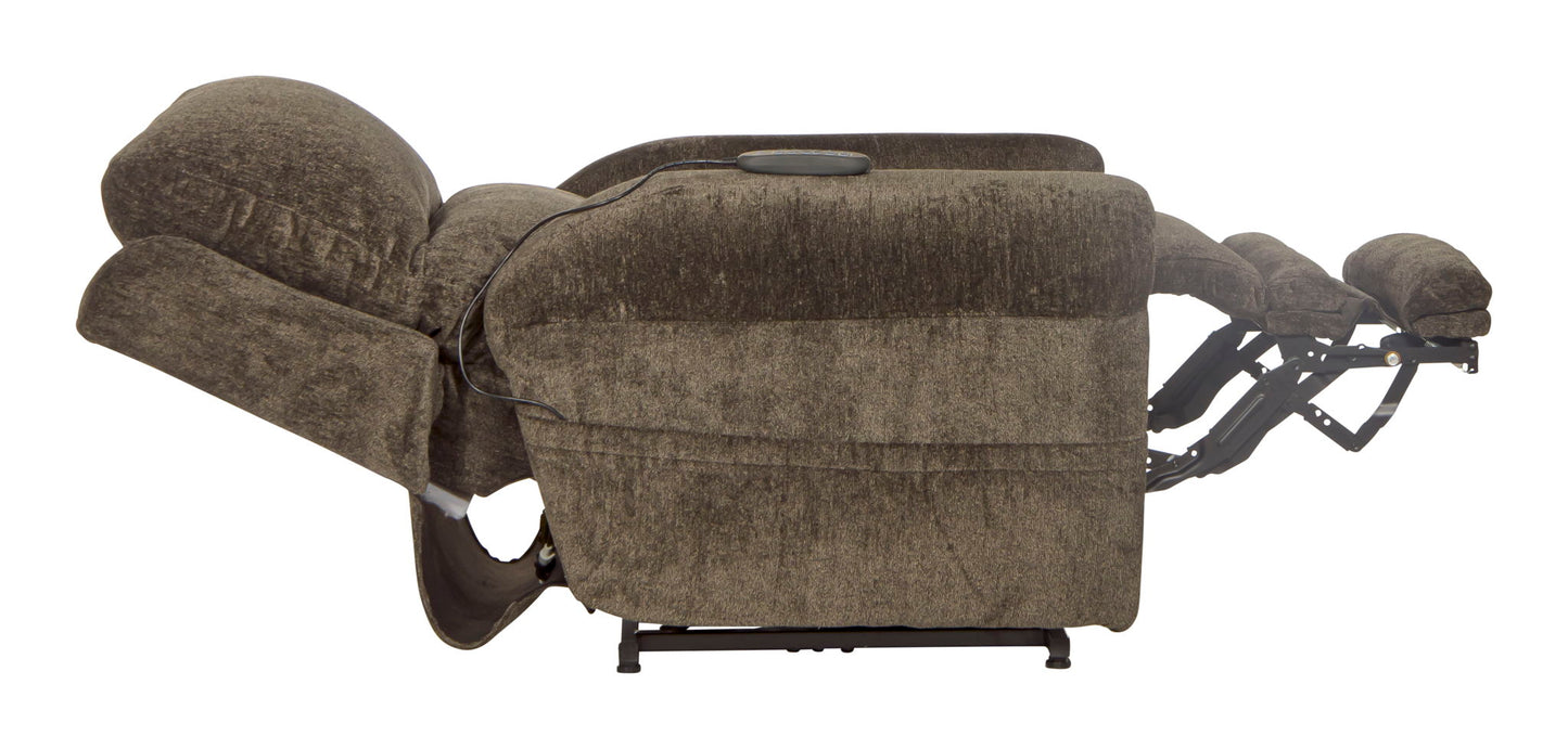 Warner - Power Headrest With Lumbar Power Lay Flat Recliner - Hornell Furniture Outlet