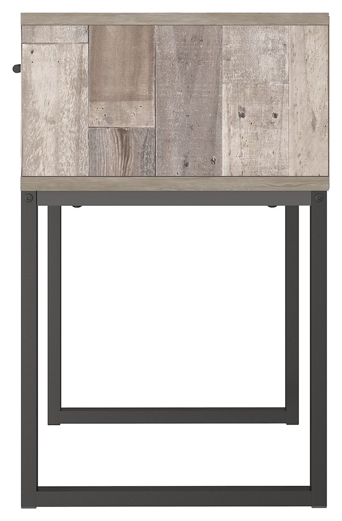 Neilsville - Whitewash - One Drawer Night Stand - Vinyl - Wrapped - Hornell Furniture Outlet