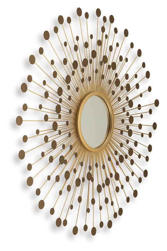 Morwenna - Bronze / Gold Finish - Accent Mirror - Hornell Furniture Outlet