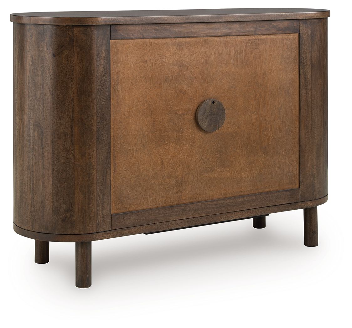 Mayridge - Medium Brown - Accent Cabinet - Hornell Furniture Outlet