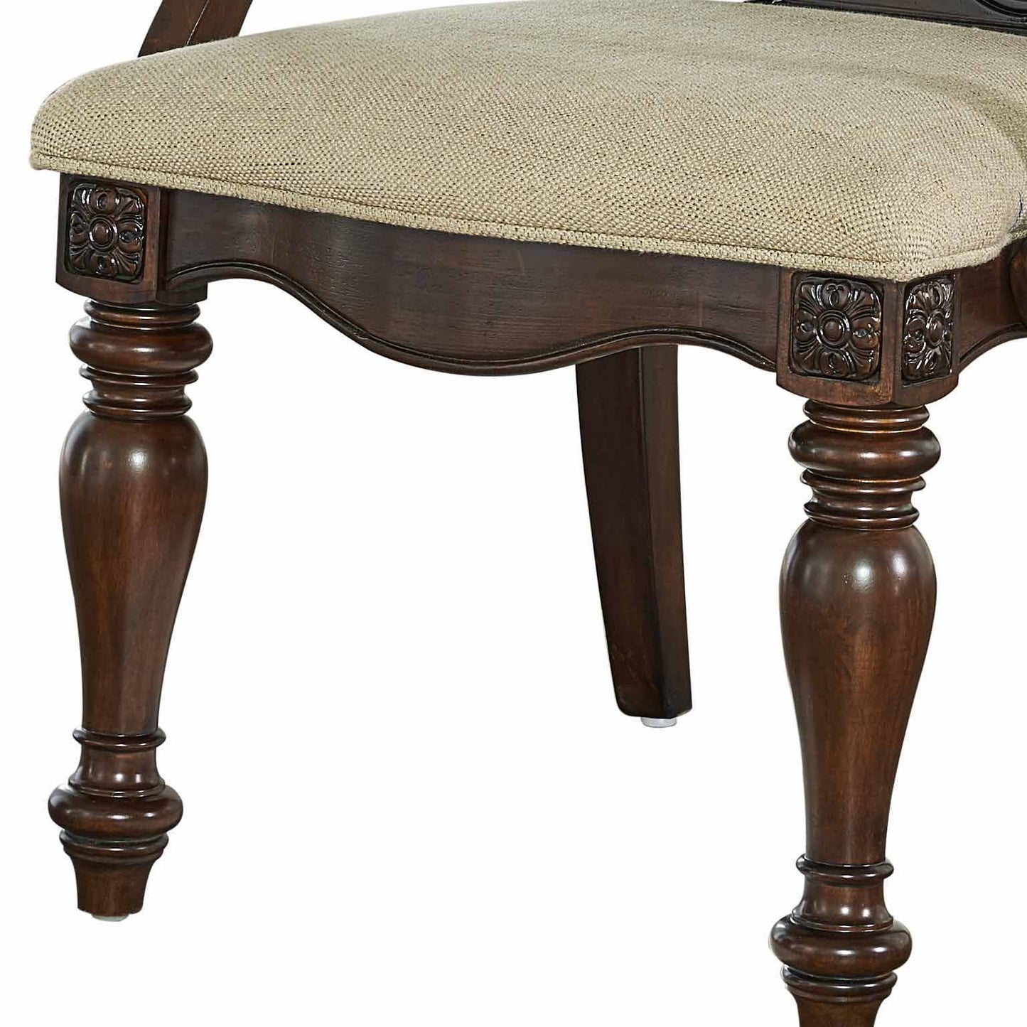 Royale - Arm Chair (Set of 2) - Dark Brown - Hornell Furniture Outlet