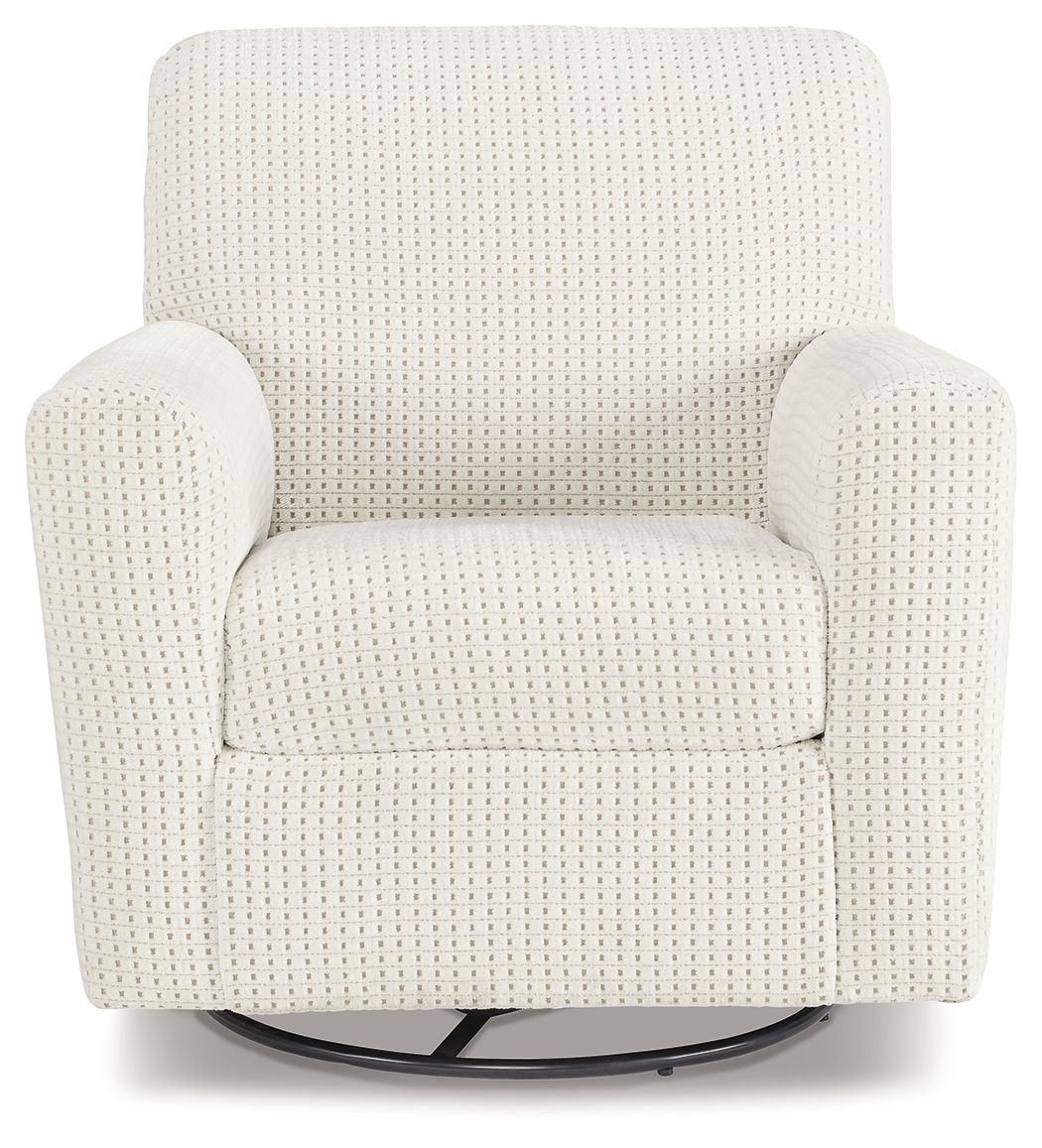 Herstow - Swivel Glider Accent Chair - Hornell Furniture Outlet