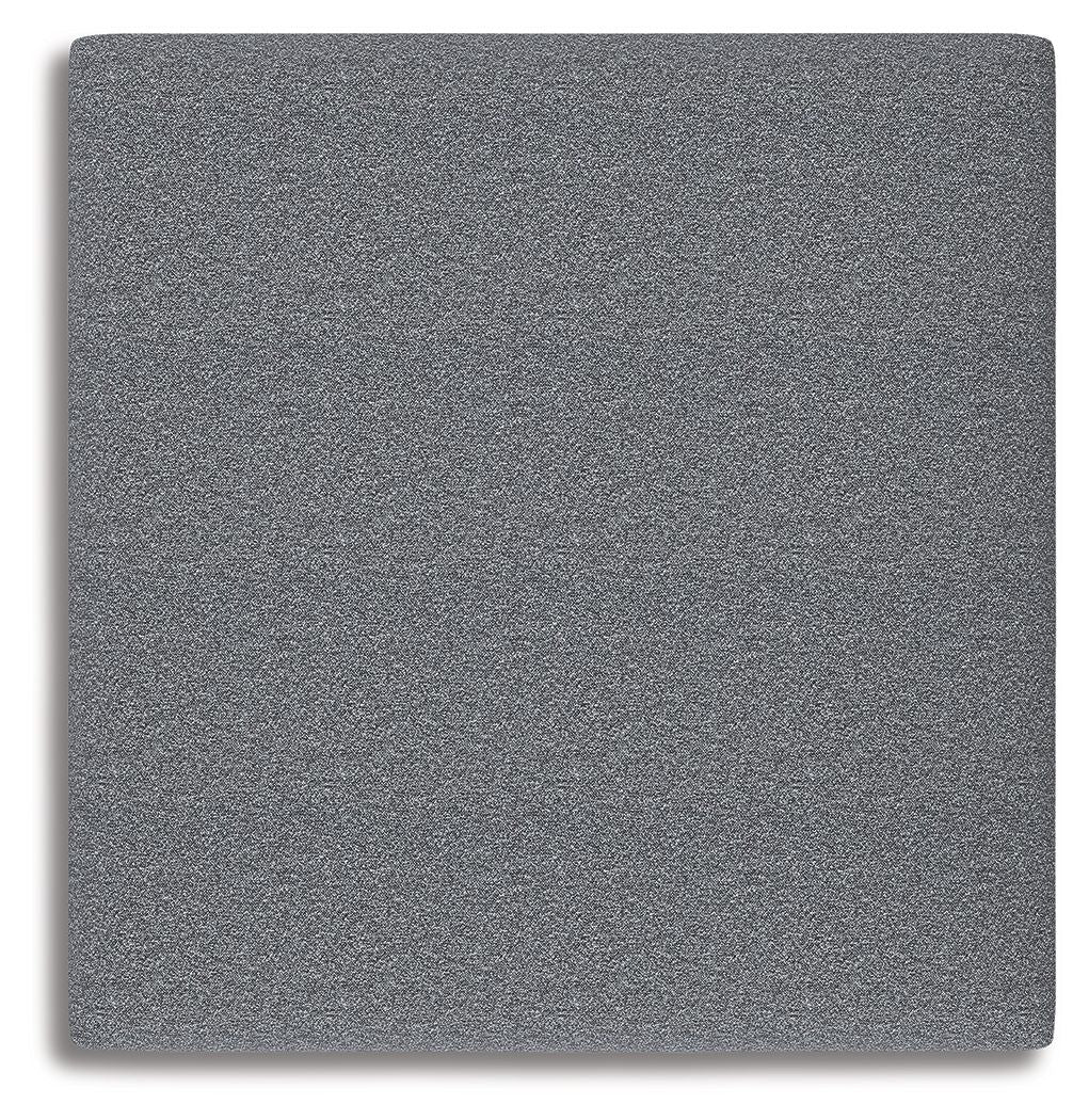 Bealton - Salt And Pepper - Oversized Accent Ottoman - Hornell Furniture Outlet