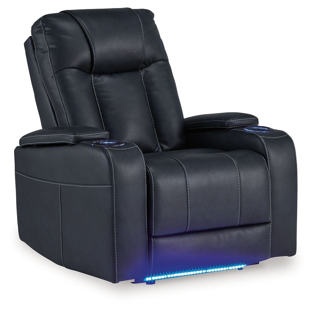 Feazada - Power Recliner With Adj Headrest - Hornell Furniture Outlet
