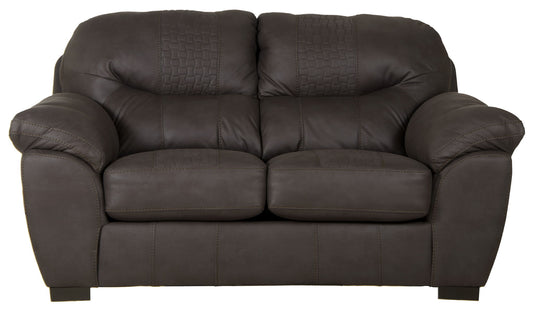 Legend - Loveseat - Chocolate - Hornell Furniture Outlet