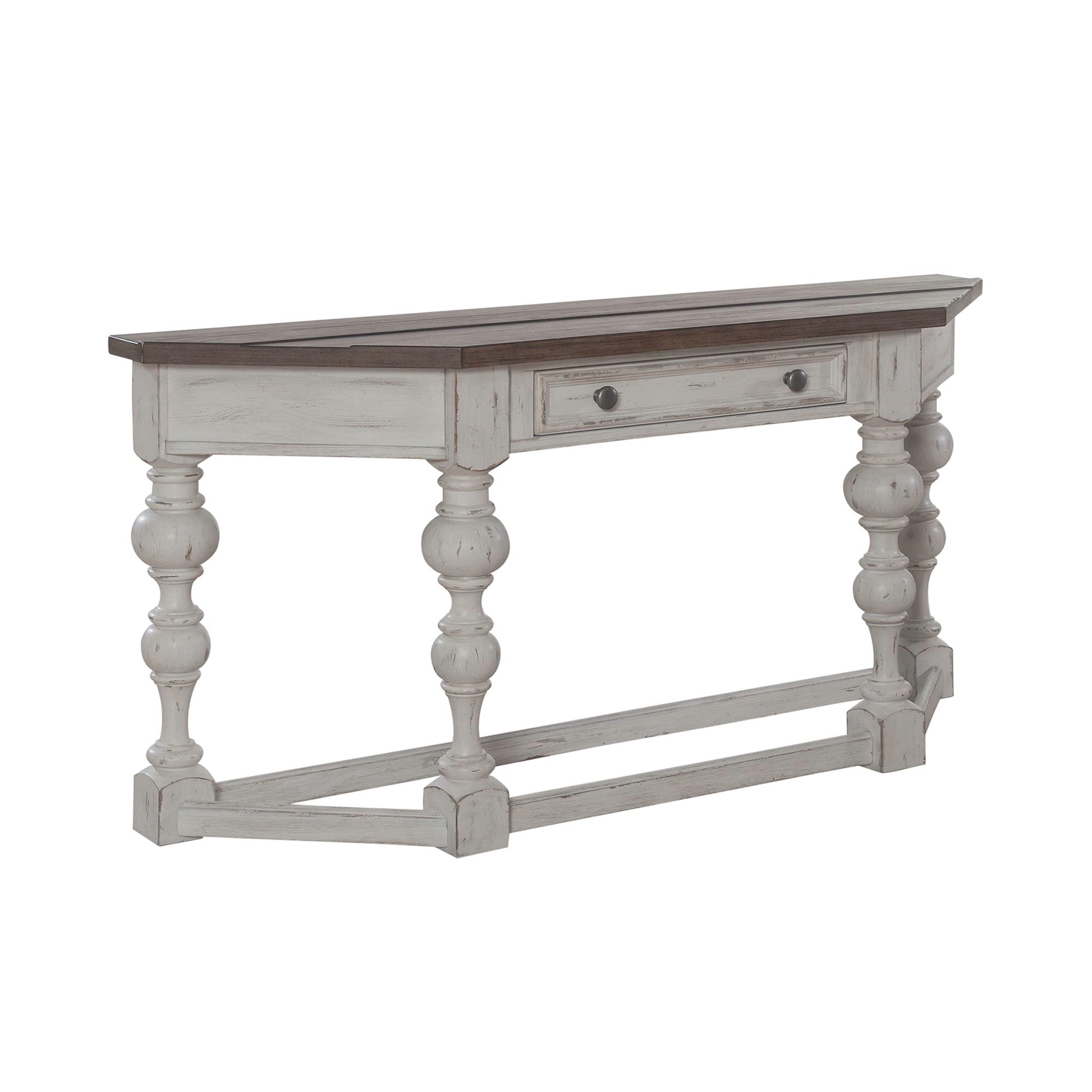 River Place - Accent Console Table - White - Hornell Furniture Outlet